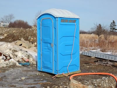 Professional portable toilet for construction services in Davie